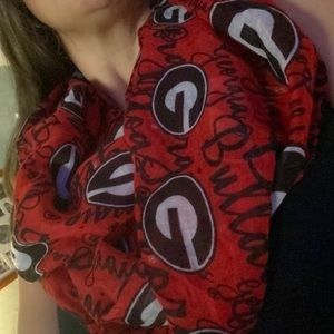 Georgia Bulldogs infinity scarf